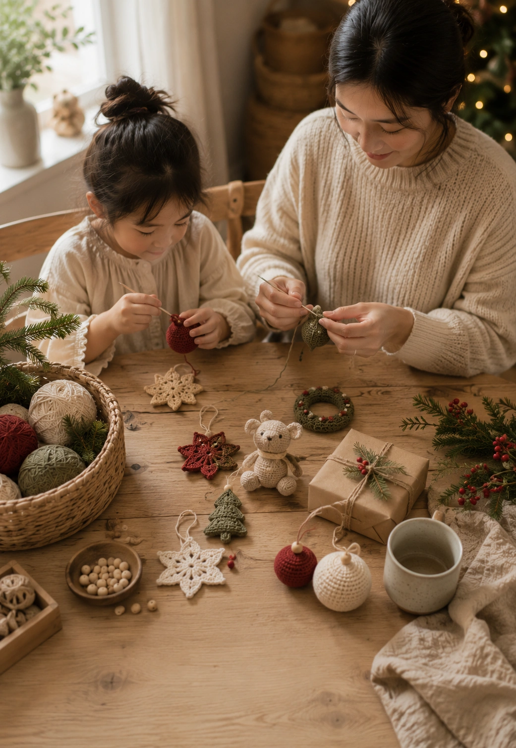 Family holiday craft tradition