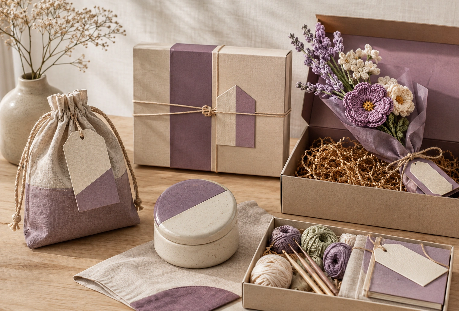 Co-branded handmade gift collection