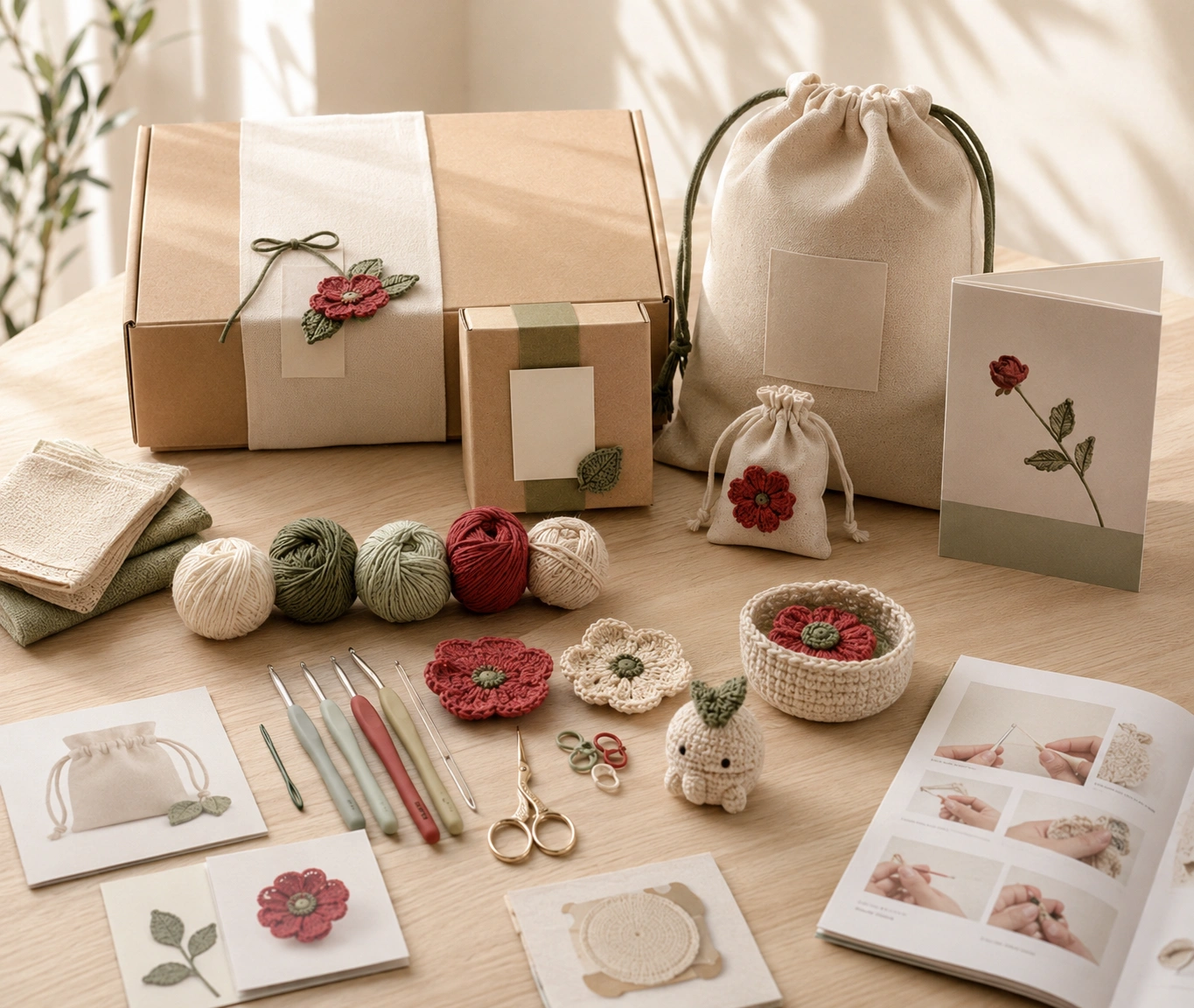 DIY crochet kit corporate gift set