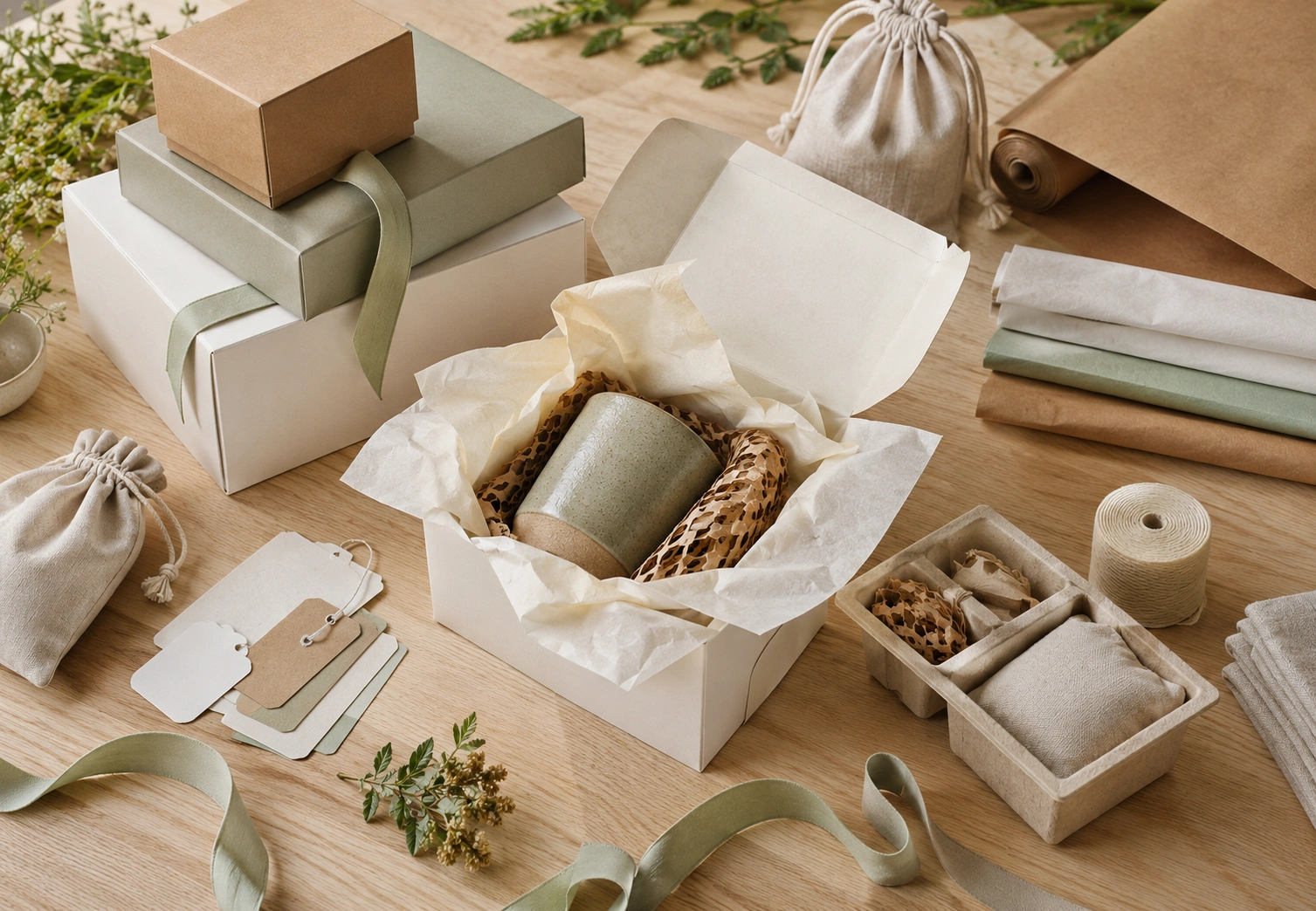 Gift packaging materials