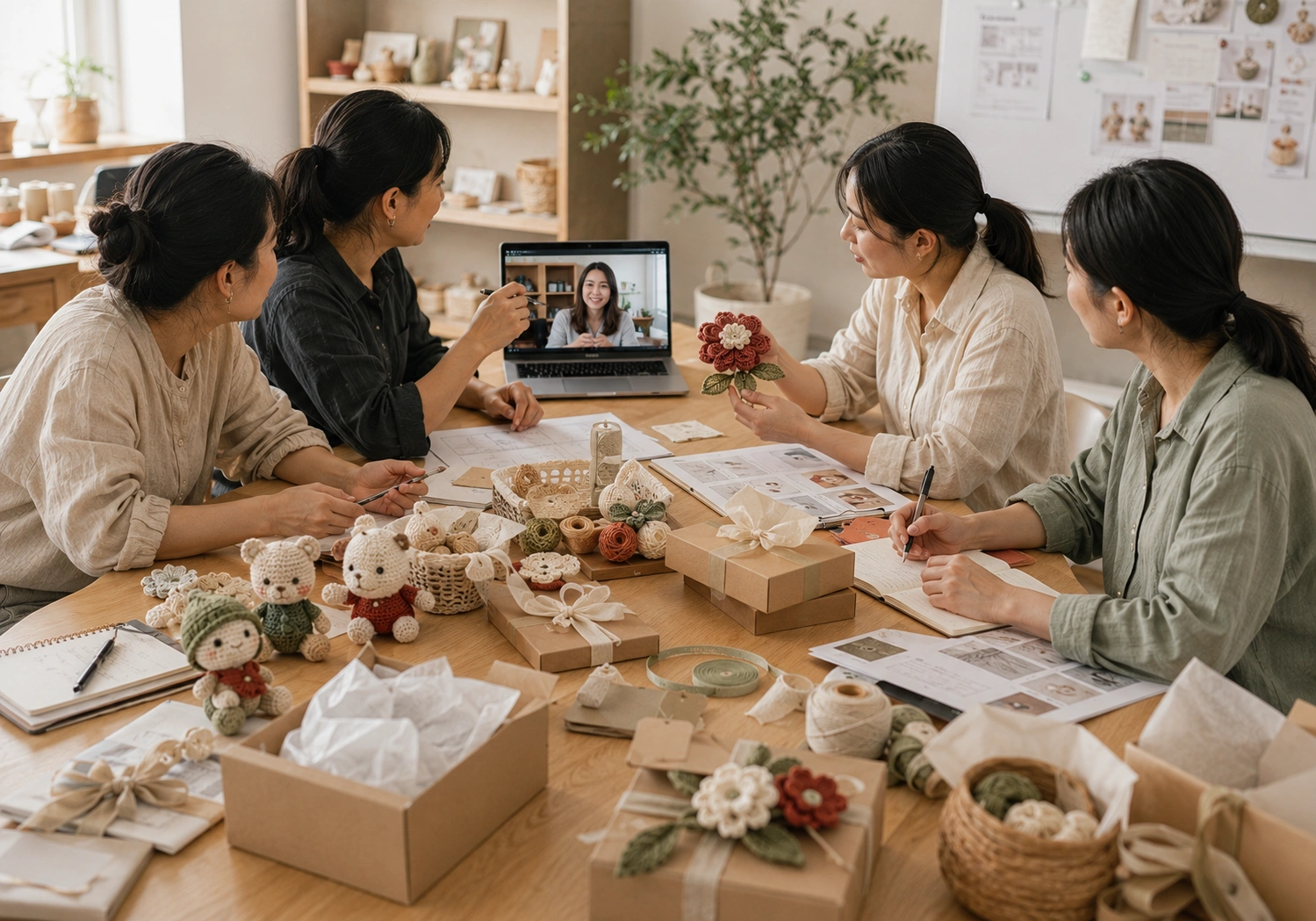 Customer success team communicating with partners