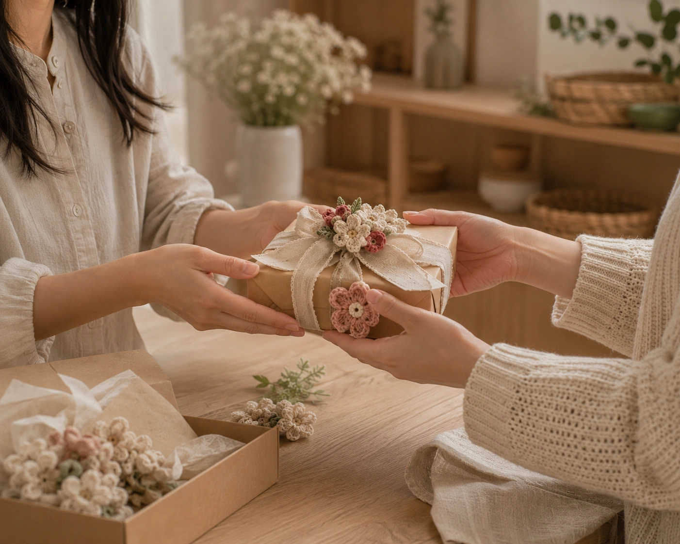A handmade gift expressing gratitude