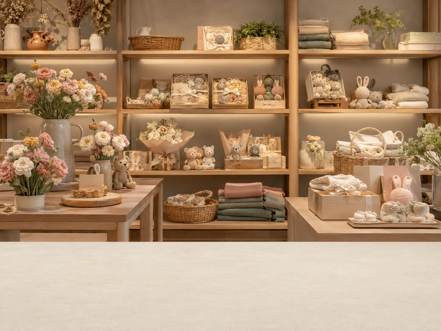Yes.sister handmade gifts displayed in a lifestyle retail space