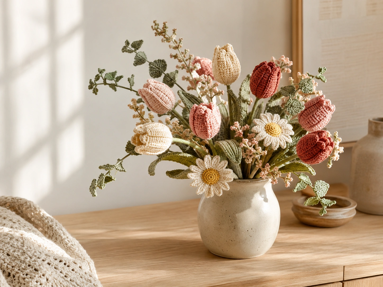 Crochet Flowers -- handmade blooms that last forever