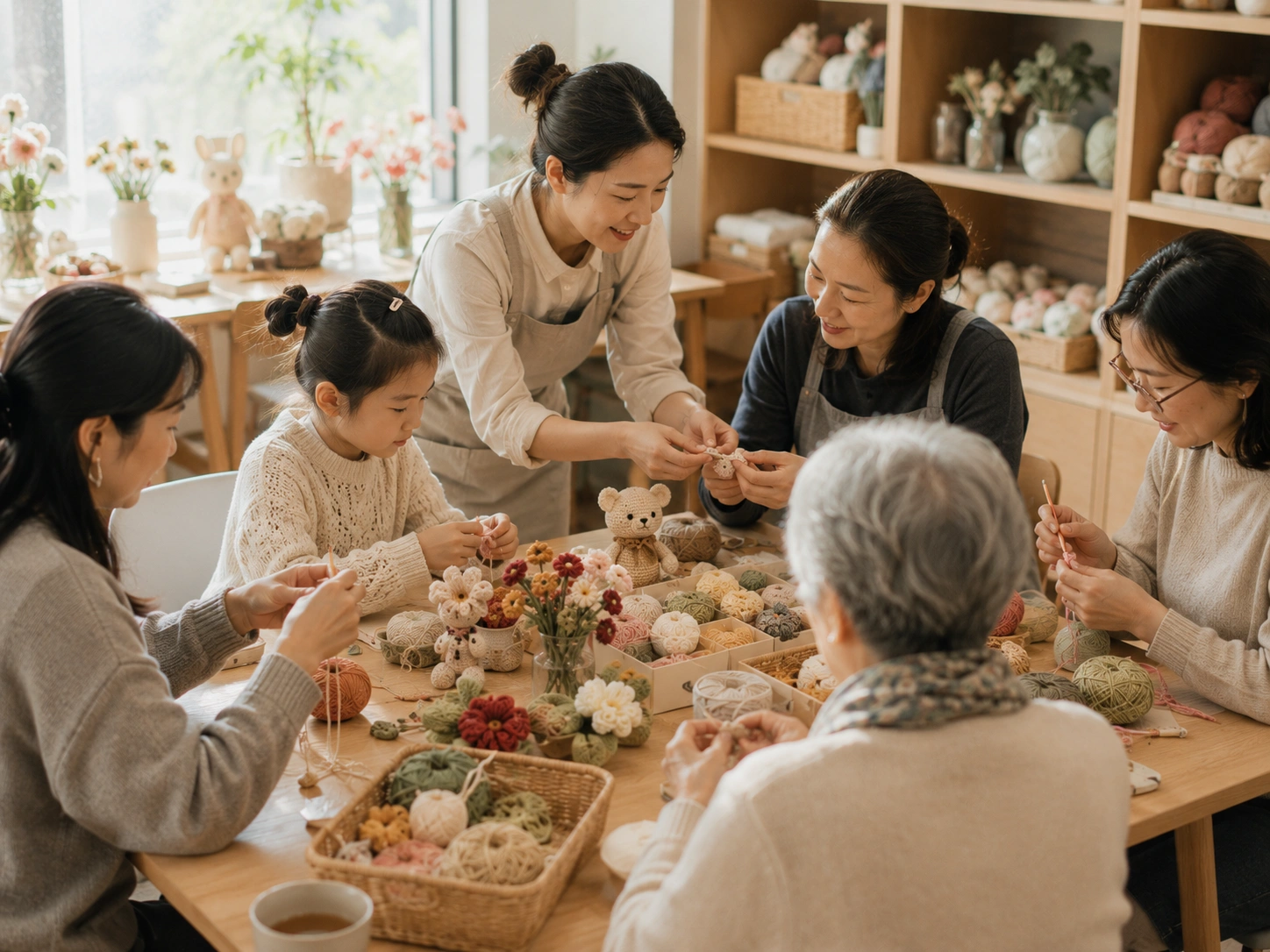 Community growing through creative workshops