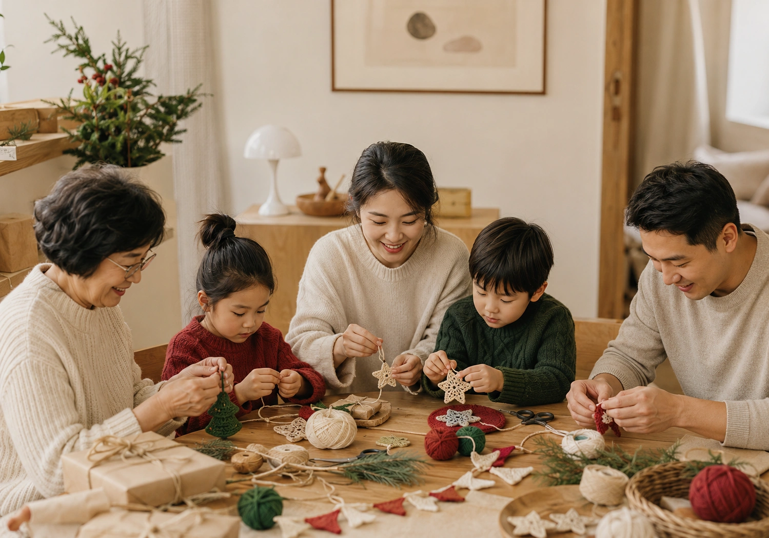 Holiday handmade decorations
