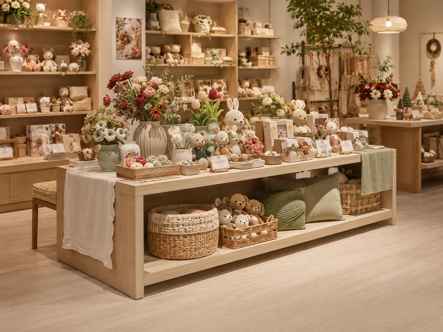 Yes.sister retail display with gift-ready packaging and seasonal merchandising