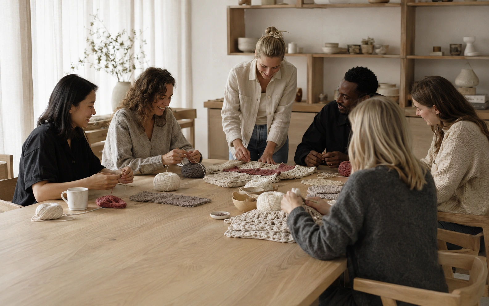 Team building through handmade creativity